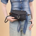thumbnail image 3 of Montana West Women's Small Crossbody Purse Stylish Western Designer Clutch with Chain Strap Versatile Handbag, Black, 3 of 7