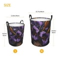 thumbnail image 3 of Cauagu Ornate Purple Floral Vase for Laundry Basket,Collapsible Organizer Basket for Storage Bin Toy Bins Gift Baskets Bedroom Clothes Children Nursery Hamper -Small, 3 of 7