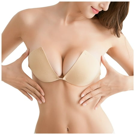 Lingerie For Women Sticky Detachable Strap Backless Bra Self Adhesive Invisible Push Up Bra