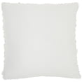 thumbnail image 2 of Mina Victory Sofia Modern Faux Fur Sequins Throw Pillow in White, 2 of 5