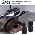 thumbnail image 5 of O2  Sensor Socket Thread Chaser Set, Automotive O2  Sensor Socket, Offset 02 Sensor Wrench  and Thread Chaser Tool, 5 of 7