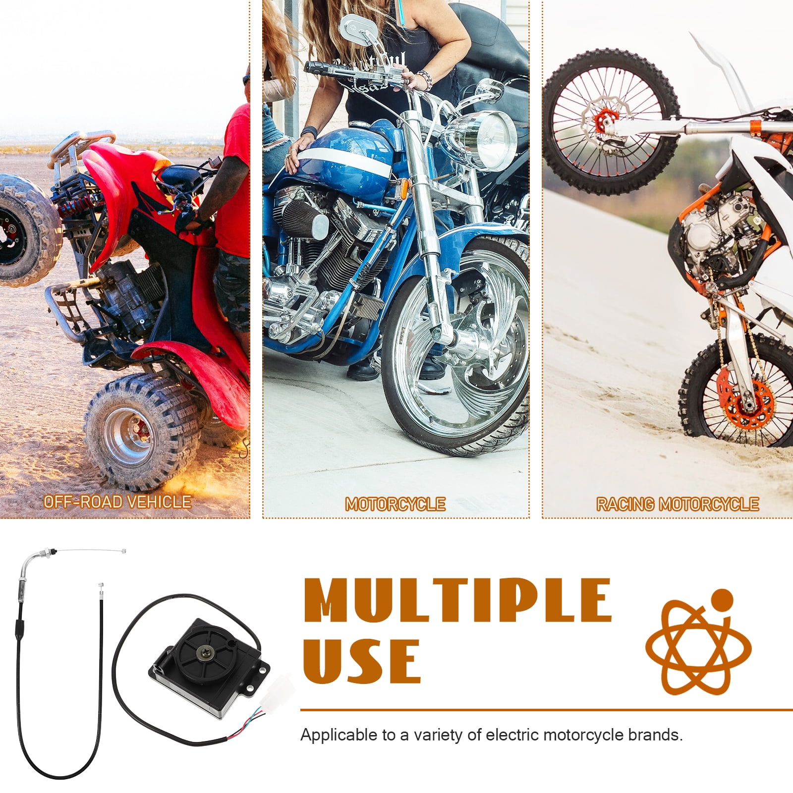 Motorcycle Control Cable Throttle Cable Compatible with BMW R 1200 C　並行輸入品 Throttle cable w⁄ 90