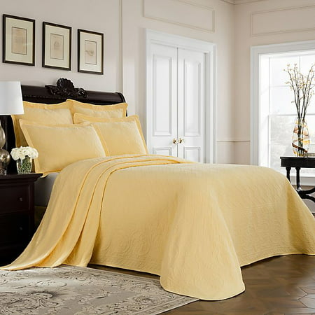 williamsburg yellow full richmond bedspread,