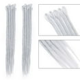 thumbnail image 2 of Extension Ombre pour Dreadlocks, Cheveux Synthétiques Résistants à la Chaleur pour Crochet et Tressage, Extension Torsadée Faite à la Main pour Femmes, Brun Foncé 20”-35g, 2 of 6