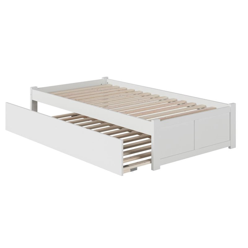 Bowery Hill Twin Xl Platform Panel Bed, Twin Xl Pop Up Trundle Bed Frame