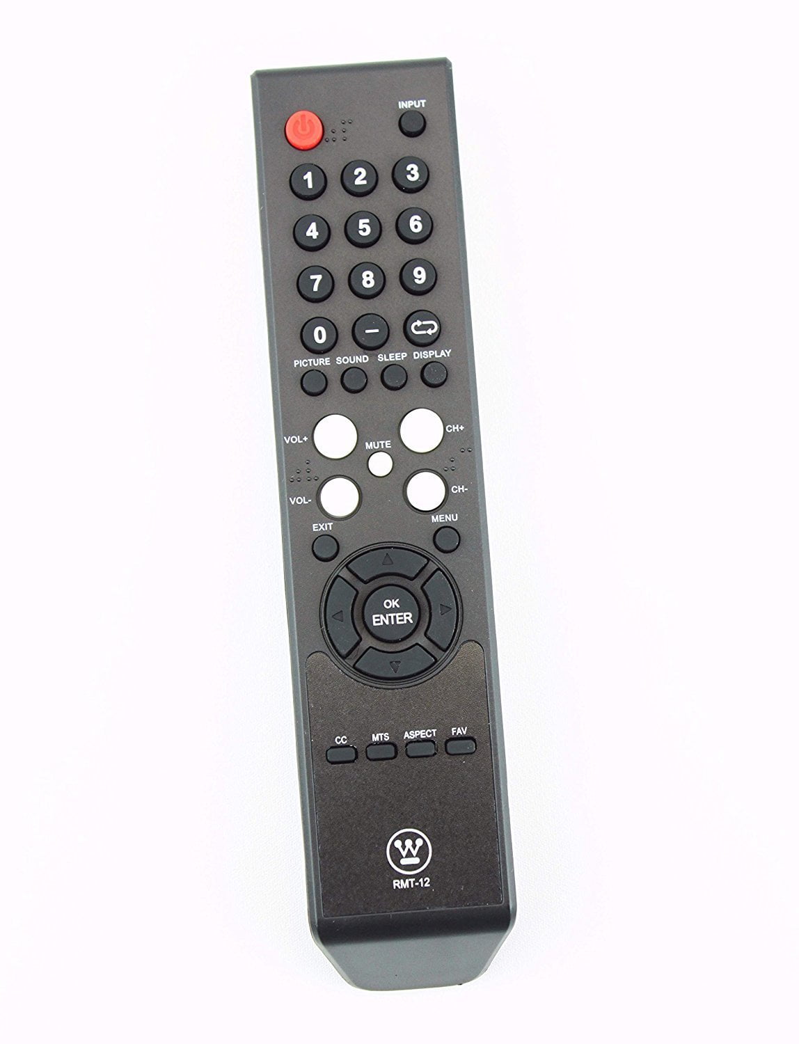 Brand New Westinghouse RMT12 RMT12 TV Remote Control for Westinghouse