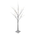 thumbnail image 4 of Northlight 4' LED Lighted White Birch Tree Outdoor Decoration - White Lights, 4 of 6