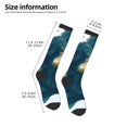 thumbnail image 2 of Xecao World Map Print Compression Socks for Both Men And Women for Running, Travel, Flight, Nurse, 2 of 6