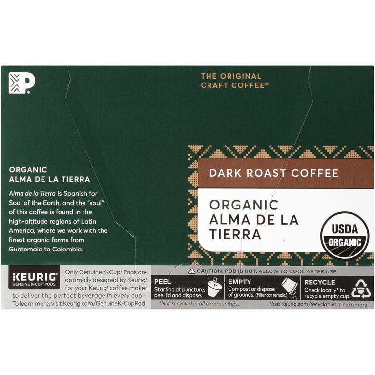 Peet's Coffee Alma de la Tierra Keurig K-Cups, 10 Pods, Fresh