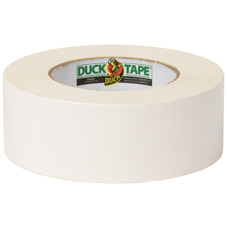 Duck Max Strength 1.88 in. x 35 yd. White Duct Tape, 2 Pack