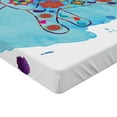 thumbnail image 2 of Ambesonne East Fitted Sheet, Thailand Paisley, Queen Size, Multicolor, 2 of 3