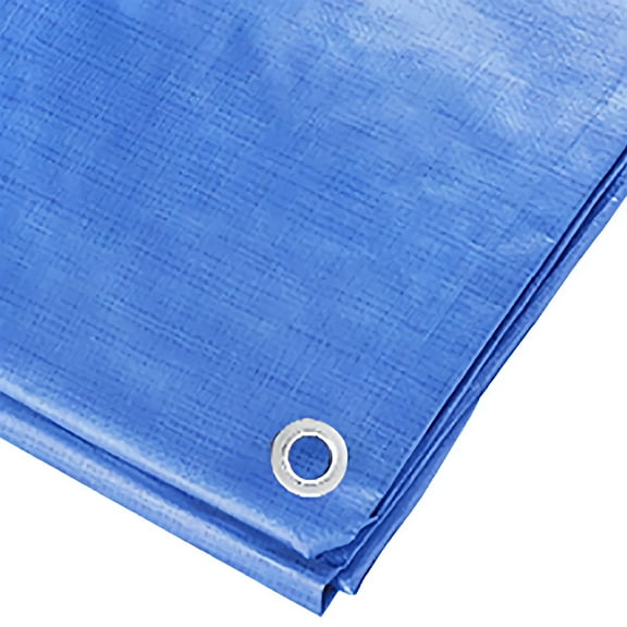 50' x 50' Blue Utility Duty 6 Mil Thick Tarp Protection Cover