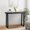 Black, variant on 35.8 Inch Solid Wood Console Table for Entryway, Sofa Table Narrow Entryway Table for Hallway, Behind The Couch, Living Room, Foyer, Wood Color