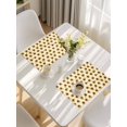 thumbnail image 5 of Sunflowers Fall Placemats Set of 12, Thanksgiving Botanical Floral Watercolor Placemats for Dining Table, Place Mats for Kitchen Tabletop, Waterproof Wipeable Dining Table Mats Set, 5 of 9