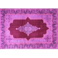 thumbnail image 1 of Ahgly Company Indoor Rectangle Medallion Purple Traditional Area Rugs, 3' x 5', 1 of 4