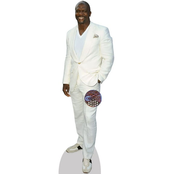 Terry Crews (White Suit) Mini Cardboard Cutout Standee