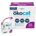 thumbnail image 1 of Ökocat Less Mess Low Tracking Wood Clumping Cat Litter Mini- Pellets, Unscented, 14.8 Pounds - Natural Ingredients, Stops Odor, Clumps Solid, 99% Dust Free, Great For Long-Hair Breeds, All Cats, 1 of 1