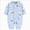 Blue, variant on 0-3 Months Preemie Sleep & Play One-Piece Bodysuit Baby Girl Bodysuit Infant Baby Cotton Bodysuits Child Printing Newborn Button Neck Long Sleeved Long Rompers 9 12 Months Blue Newborn Gift