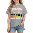 thumbnail image 1 of Hauts à Manches Courtes pour Filles T-Shirt Imprimé Graphique Décontracté pour Enfants 1 Pce, 1 of 9