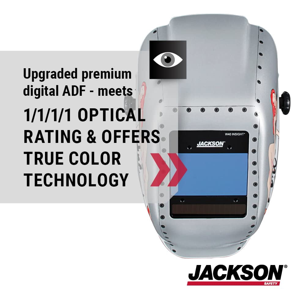 Jackson Safety 46130 Insight Digital Vari ADF Welding Helmet HaloX Arc Angel