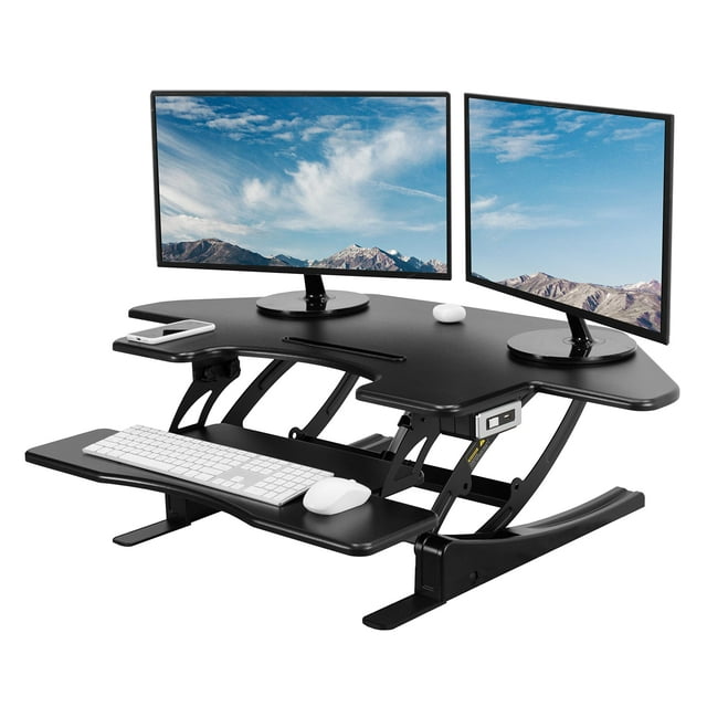 Convertidor de escritorio VIVO DESK-V000VCE eléctrico regulable en altura