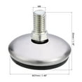 thumbnail image 2 of Uxcell M8 Furniture Leveler Threaded Insert Nut Kit 37x30mm 4 Sets, 2 of 7
