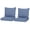 Blue, variant on Beige Solid Patio Chair Outdoor Seating Cushions, Fade Resistant UV Resistant Water Resistant Stain Resistant, 2 Count