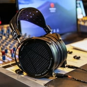 Audeze LCD-X Planar Magnetic Over-Ear Headphones with Carrying Case (Black, Leather-Free)