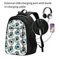 thumbnail image 2 of Balery Watercolor Sunflower Print USB Charging Backpack for Men and Women - Water-Resistant, Anti-Theft Laptop Backpack with USB Port for Travel, Work, School, and College, 2 of 7