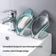 thumbnail image 3 of Soap Dish, Detachable Drainage Hollow Soap Dish, Leaf Shaped Soap Dish For Kitchen Bathroom Shower (2 Pieces), 3 of 4