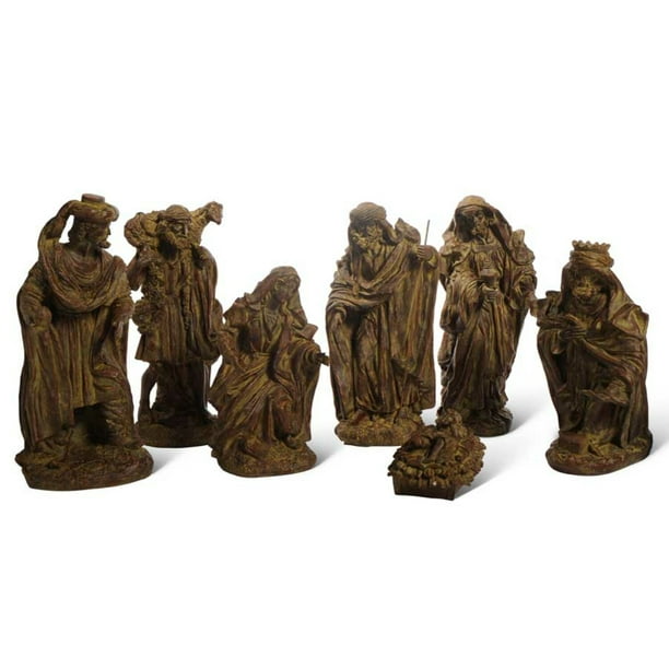 Resin Nativity Set (7 Pieces)