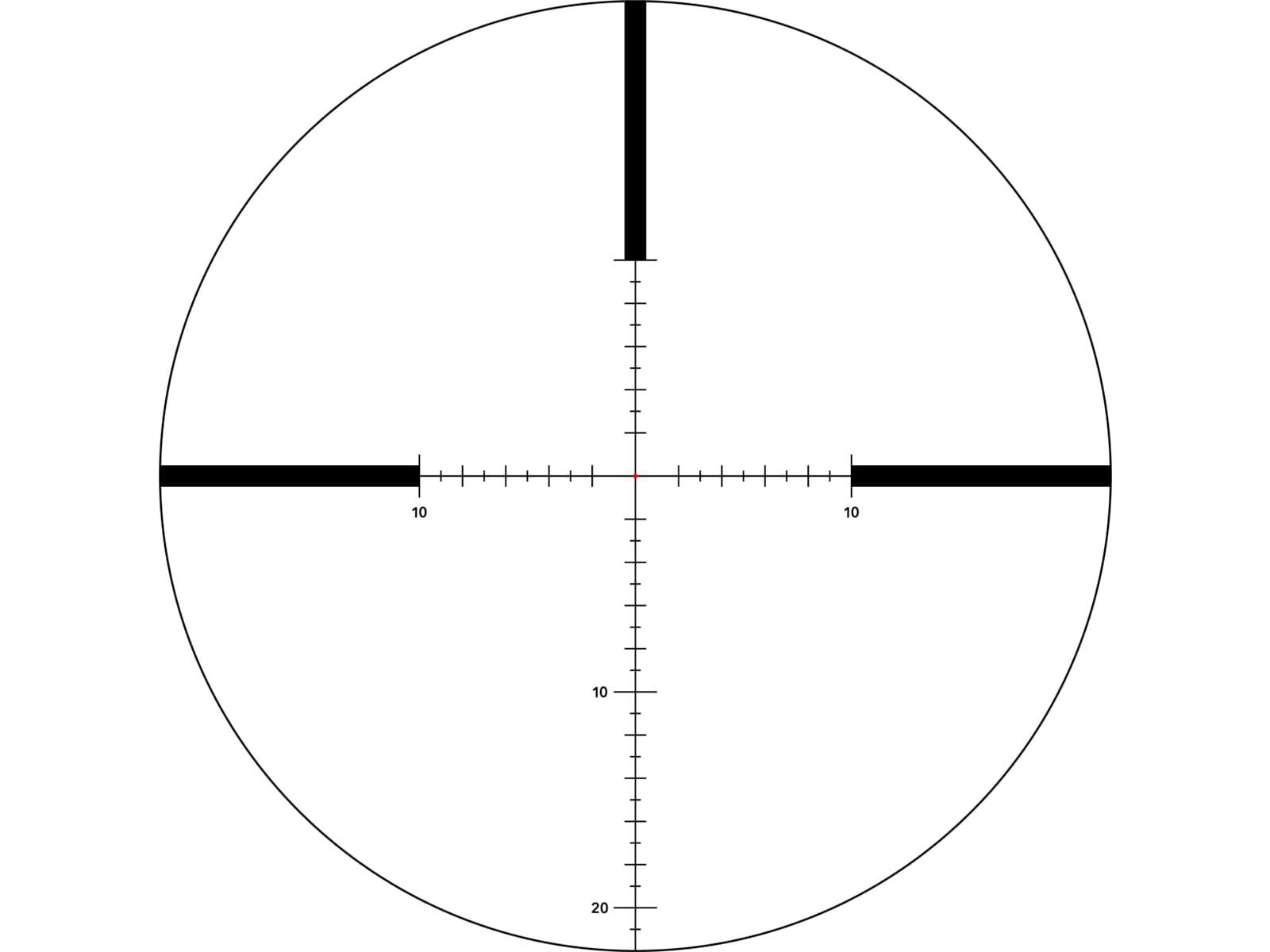 German Precision Optics Centuri 2.5-15x44mm 30mm Tube Rifle Scope, Second Focal Plane, MOAi, Black