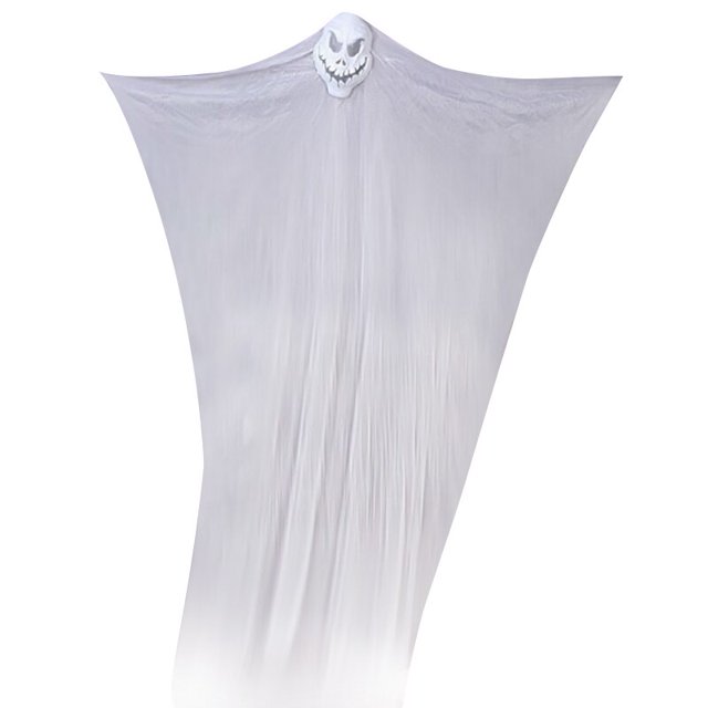 Esqueleto colgante de Halloween, fantasma, Horror, controlado por voz, decoración de calavera brillante, adorno, diseño de escena de Escape, accesorios, suministro de batería