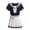White, variant on Cathalem Trendy Clothes for Kids Toddler Girls Casual Top and Skirt Set 2 Piece Casual Summer Outfits(White,140)