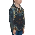 thumbnail image 3 of Lsque Forest Meditating Tiger Patten Youth Hoodie Sweatshirt Pullover with Kangaroo Pocket Boys and Girls Hoodie Warm Hoodie for Kids-Small, 3 of 6