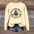 thumbnail image 2 of Venzia Women Halloween Crewneck Sweatshirt, Black Long Sleeve Pullover Top, Casual Fall Graphic Sweatshirt, 2 of 4