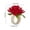 Red, variant on Artificial Floral Napkin Ring Flower Napkin Clasp – Desktop Decoration Rose Napkin Ring for Dining Table Setting Decor