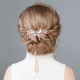 thumbnail image 3 of QIQUWOHUL Crystal Rhinestone Mini Hair Bow Barrettes Clip Designer Fashion Hair Accessories For Women Girls Cool Birthday Gift, 3 of 4