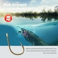 thumbnail image 4 of 100Pcs/Box Metal Fishhook Number 3 to 12 Heavy Duty Barbed Fishing Hook Freshwater Saltwater Bass Trout Walleye Fishing Accessories, 4 of 8