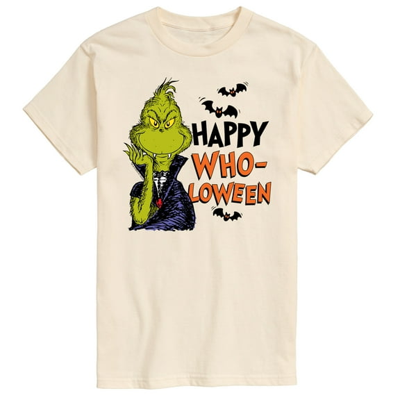 The Grinch  - Grinch Happy Wholoween  - Men's Short Sleeve Graphic T-Shirt