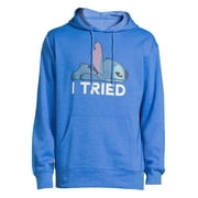 Disney Stitch Mens & Big Mens I Tried Hoodie Sweatshirt, Size S-3XL