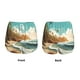 thumbnail image 3 of Balery Coastal Palm Beach Pantalones cortos deportivos para mujer con forro y dos bolsillos, elásticos, para entrenamiento, gimnasio, yoga-Small, 3 of 7