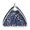 thumbnail image 3 of Lsque Plant Printed Long Tissue Box Cover Holder, Facial Paper Organizer Dispenser,Triangle with Bottom Belt, PVC Leather Decorative Organizer, 3 of 9