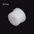 thumbnail image 3 of Uxcell 11.2mmx28.8mmx20.2mm Flanged Sleeve Bearings Nylon Bushings, White 10 Pack, 3 of 5