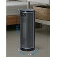 thumbnail image 3 of BLACK+DECKER BHTC209 18-Inch Ceramic Heater With Electronic Controls and Digital LED Display, 3 of 8