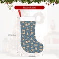 thumbnail image 4 of Yiaed French Bulldog Yoga Print Christmas Stockings, Christmas Stockings Hanging Ornaments, Christmas Stockings for Family Christmas Holiday Decorations, 4 of 7