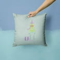 thumbnail image 2 of Carolines Treasures BB5746PW1414 Alphabet U for Unicorn Fabric Decorative Pillow  14Hx14W multicolor, 2 of 4
