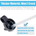 thumbnail image 4 of fafa-10 Pack Replacement Straws Set Compatible with Hydro Flask Wide Mouth Straw Lid with 2 Straw Brush, 9.8 Inch Plastic Straw, 4 of 4