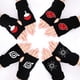 thumbnail image 2 of Guantes negros de cosplay de Naruto Anime Akatsuki Itachi, guantes sin dedos para bicicleta y motocicleta, juguetes para niños, regalo para adultos, 2 of 5