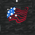 thumbnail image 4 of Inktastic Stylized American Flag Fourth of July Women's T-Shirt, 4 of 5